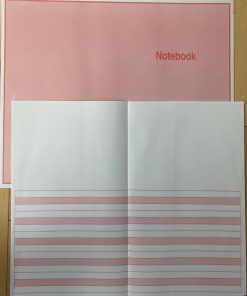 #63L Pink Shaded Project Notebooks Letter Size: 8.5″ x 11″ – 50 bks/pkg **Large Size*** - 28pg + Cover